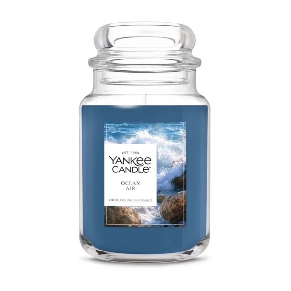 Yankee Candle Ocean Air Original Large Jar Scented Candles, 22 oz
